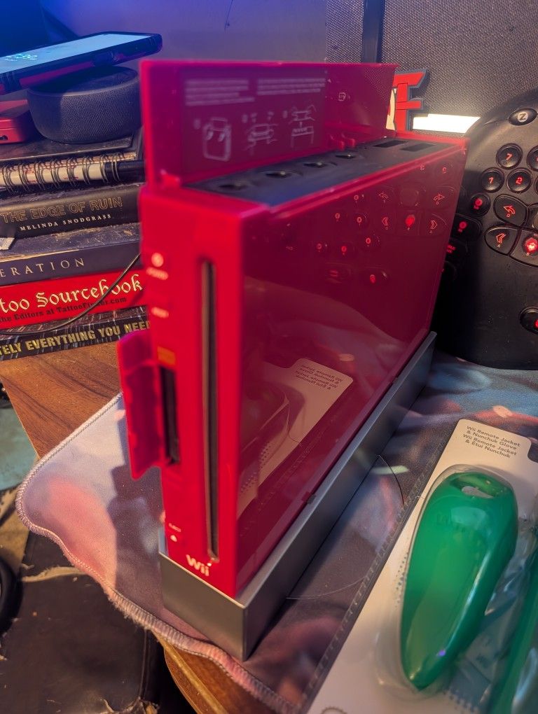 Red Wii Cleaned And Tested