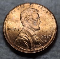2017 D Lincoln Cent Error "L" in Liberty