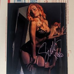 Scarlett Bordeaux signed 8x10 photo WWE AEW