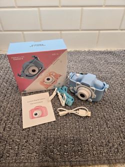 Children's Fun Cartoon Digital Camera – Blue
