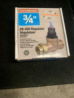 3/4” EB-45U Regulator