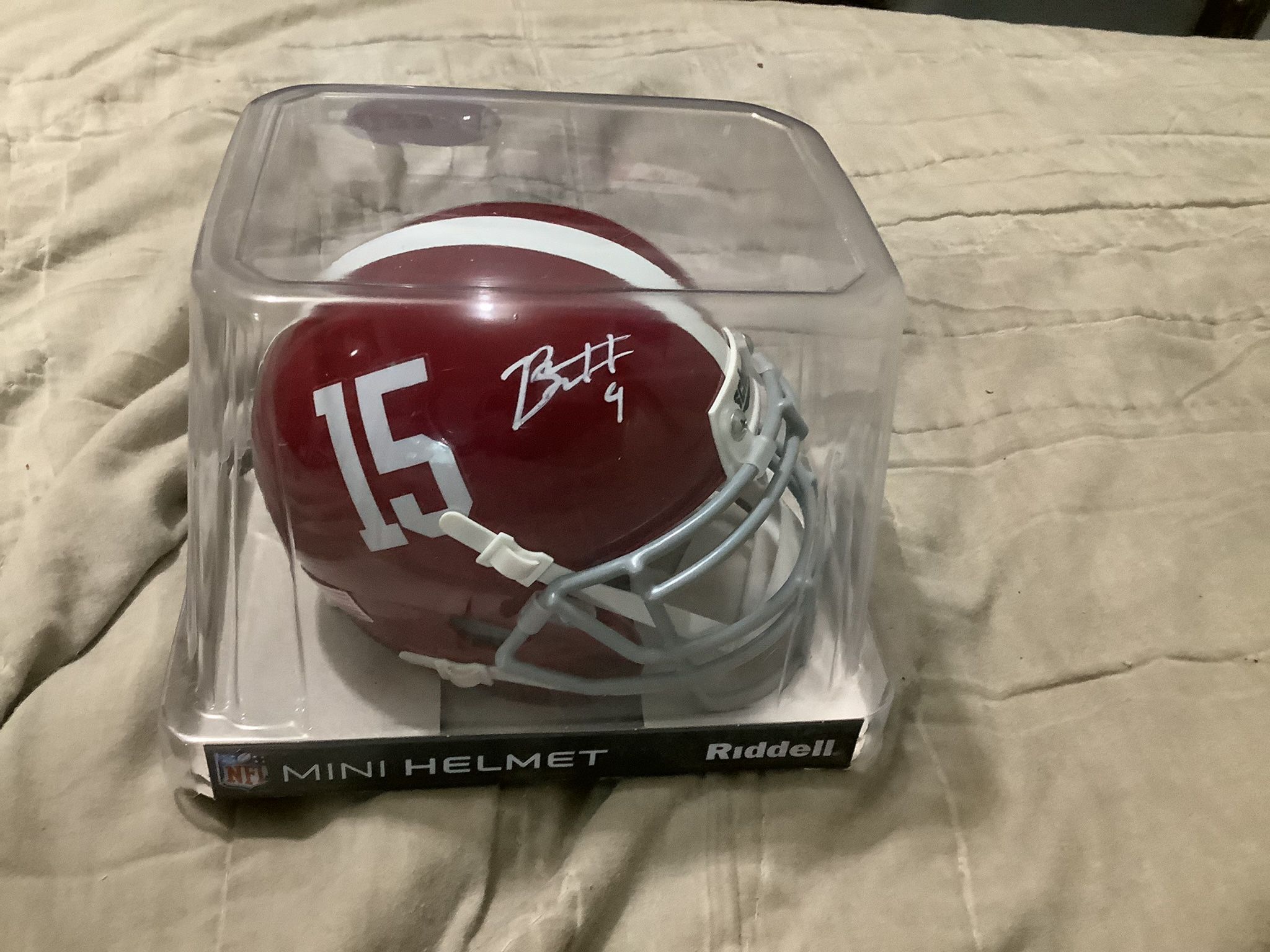 Bryce Young Signed Alabama Mini Helmet