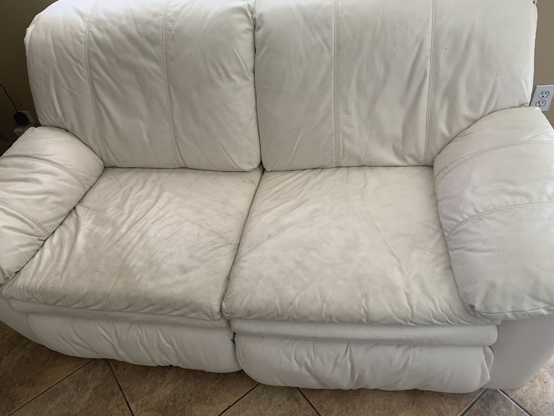 FREE FREE White Bed Couch and reclining couch