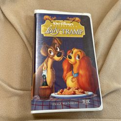 Disney VHS Lady And The Tramp