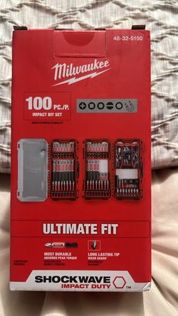 MILWAUKEE SHOCKWAVE Impact-Duty Alloy Steel Screw Driver Bit Set (100-Piece)