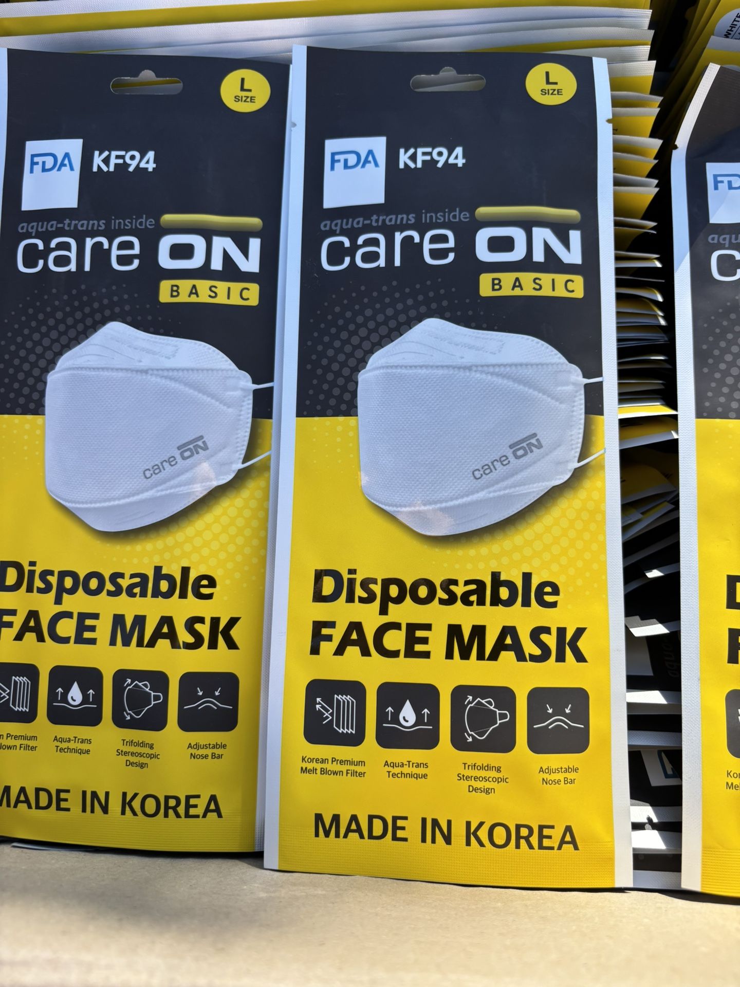 Face mask Care on Kf 94 and adult walker and crutches