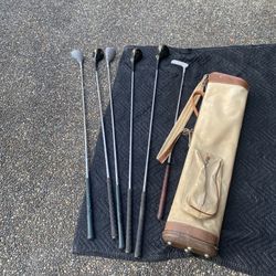 Vintage Antique Golf Clubs 