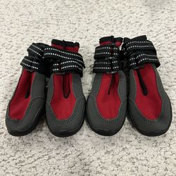 Velcro Dog Shoes with Rubber Bottoms