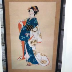 Antique Japanese Watercolor
