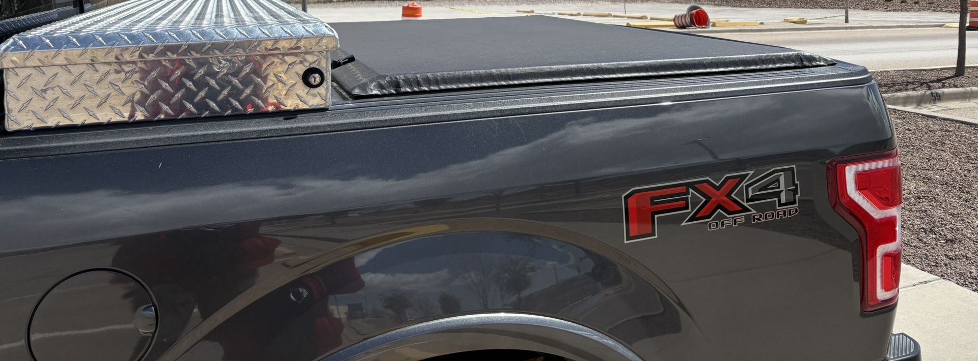 Truck Bed Toolbox And Tonneau Cover