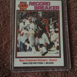 Walter Payton 1978- Record Breaker MINT ! 60$