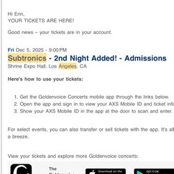 SUBTRONICS TICKETS THE SHRINE FRI 12/05