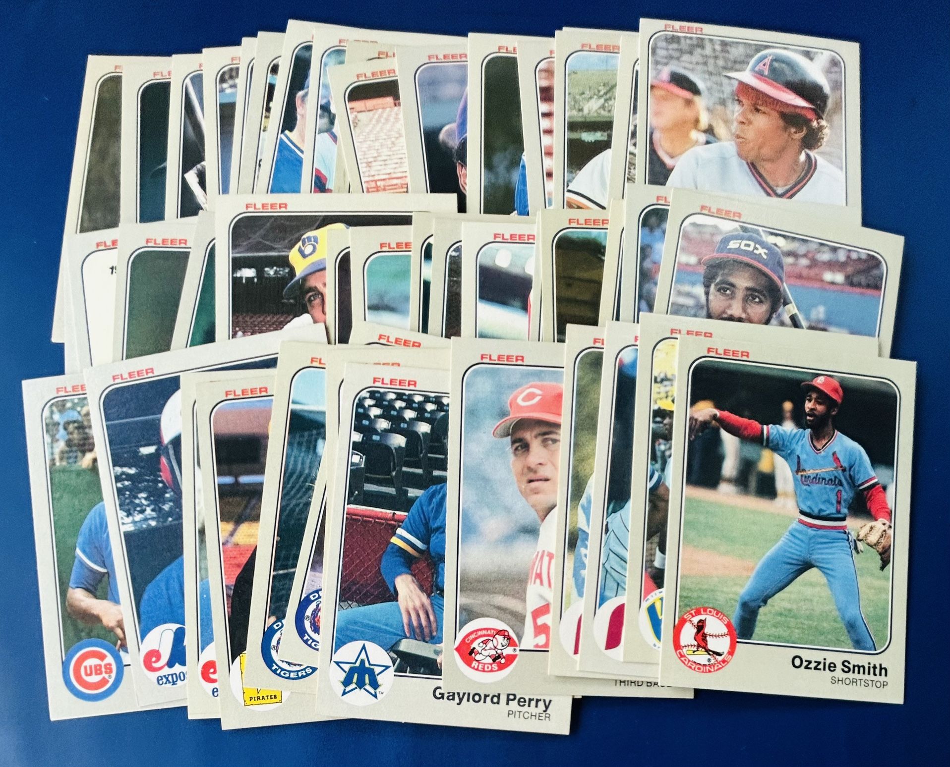 1983 Fleer Baseball Card Lot - HOF, All Stars, Rookies