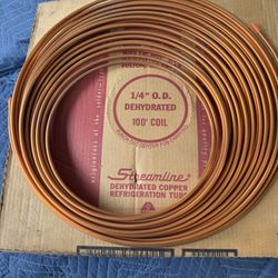 1/4 Inch Copper Tube 100 Ft. 