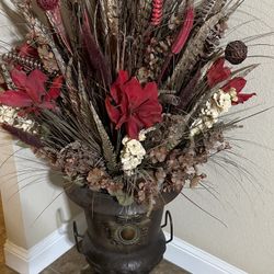 Large Floral Vase