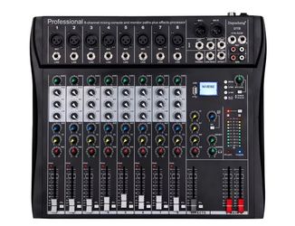 Consola mezcladora de 8 canales