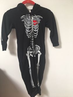 Skeleton onesie