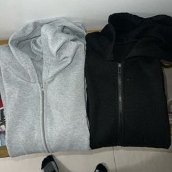 Two Plain Hoodies Size Large No Tags 