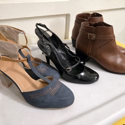 All 3 Women's Shoes Sz 9 Heels Tacones - Checkout my page for more Men's Womens Maternity baby clothes