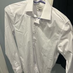 Lucky brand men Small white dress short