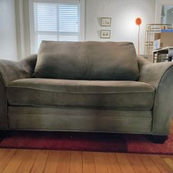 FREE Moss green microsuede Loveseat