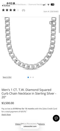 1ct diamond necklace men’s chain
