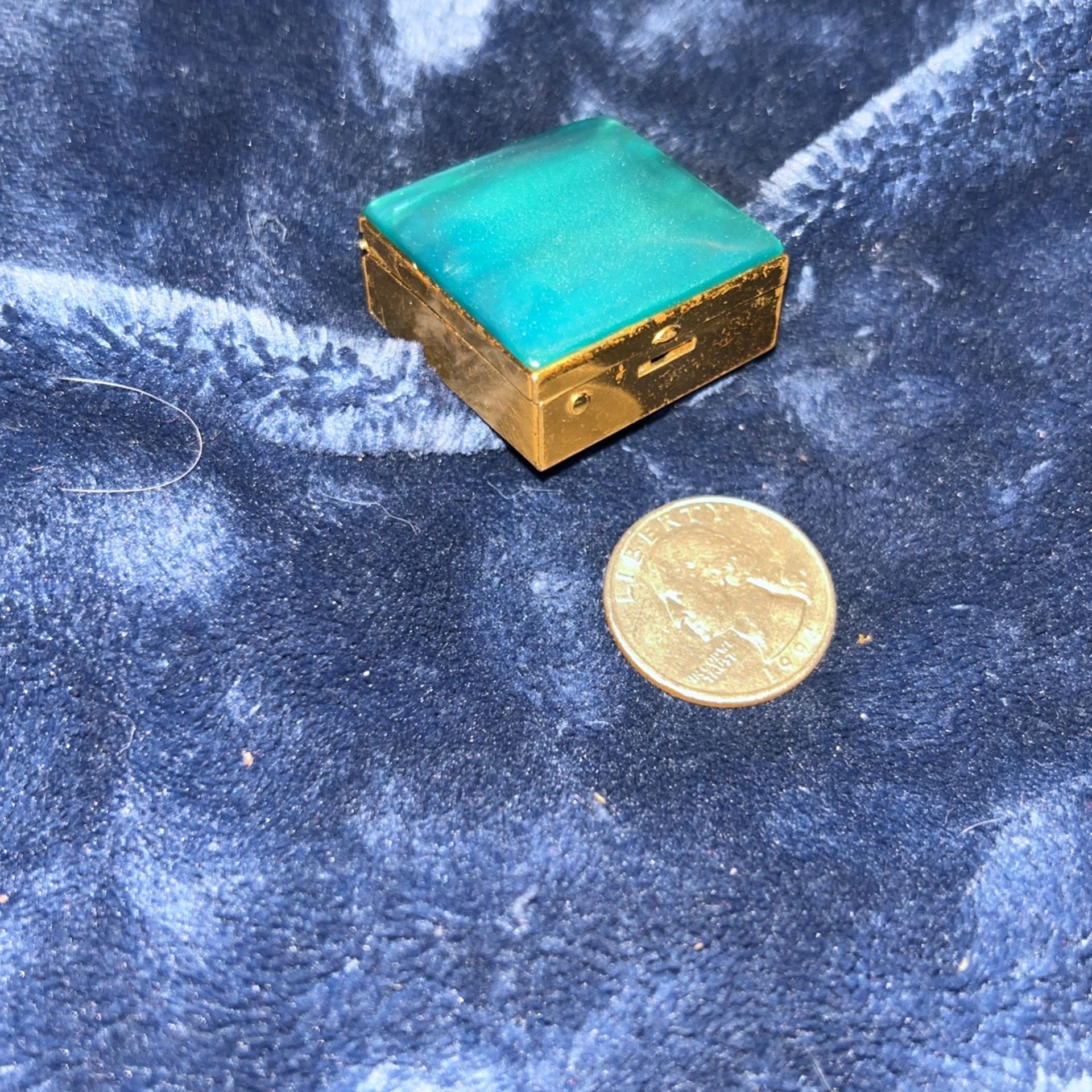 Small Vintage Brass Box