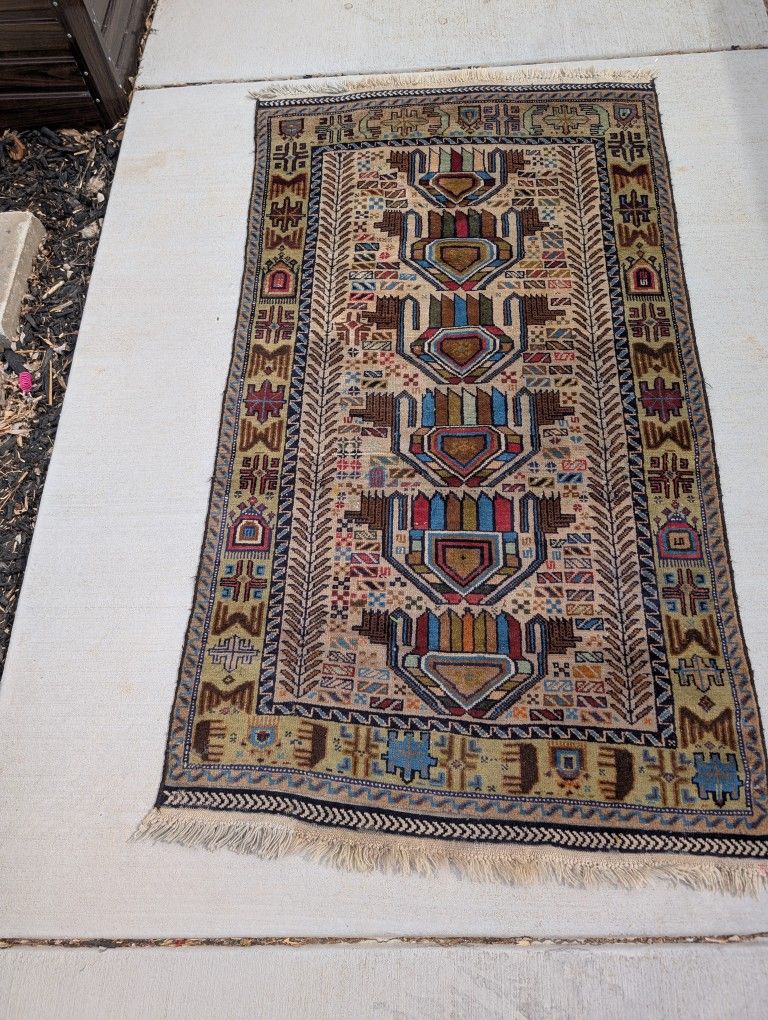 Authentic Antique Afghanistan Rug