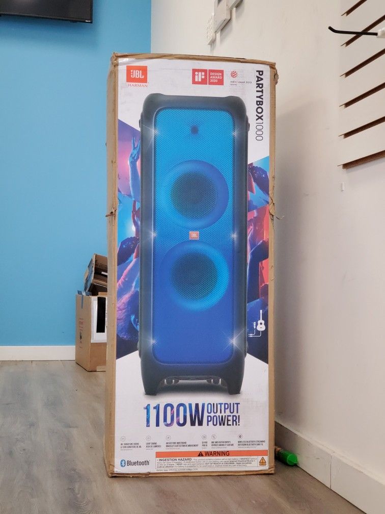 JBL Partybox 1000 Ultimate Speaker - Buy it in full or $1 Down Today Only