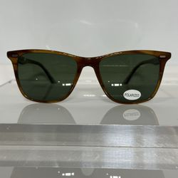 Oliver Peoples Ollis Retro Acetate w. custom G15 Green Polarized Sunglasses 
