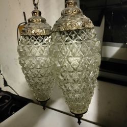 Vintage Chandelier set 1950s