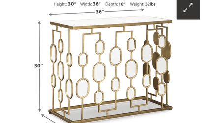 Mirror entry way console table/ side table