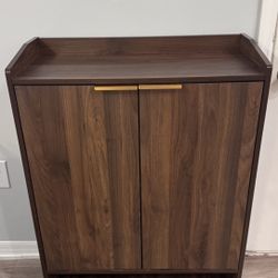 Walnut Storage Cabinet / Shoe Cabinet / Entryway Console