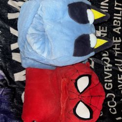 Bluey And Spiderman Blankets
