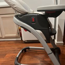 High Chair, Adjustable Height, With Wheels