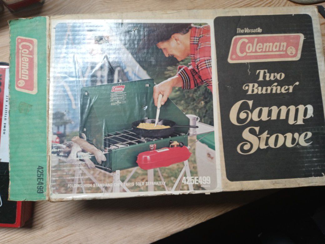 Vintage coleman camp stove
