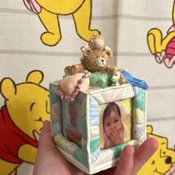 Vintage Cube Photo Frame with (4 sides)