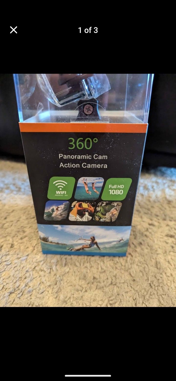 360° Panoramic Cam Action Camera 
