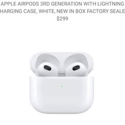Apple AirPod 3rd Gen With Lightning Charging Case