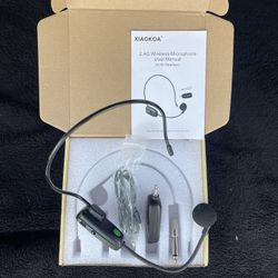 Wireless Bluetooth Microphone Headset (great For Preforming Or Events)