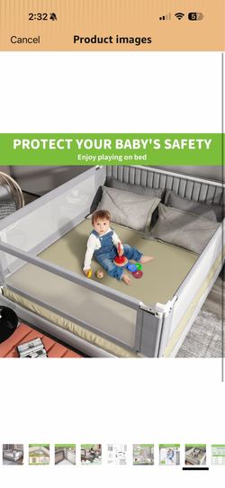 King size bed rails