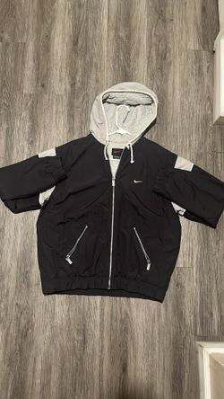 Nike zipper gray and black