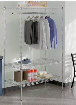Regency 24” X  48X 74” Chrome Garment  Rack