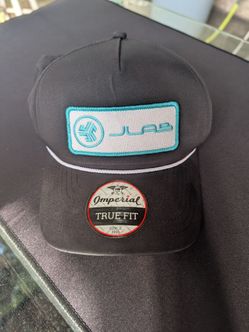 JLab Imperial True Fit Snapback Hat – Black Rope Cap – Adjustable