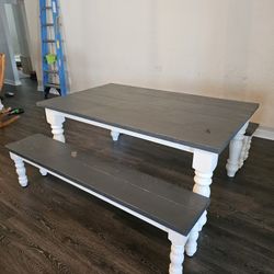 Kitchen Table with Benchseats
