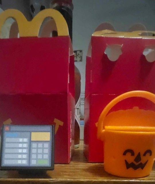 Mcdonald's Mini Bucket-Fryer-Gold Meal-Register