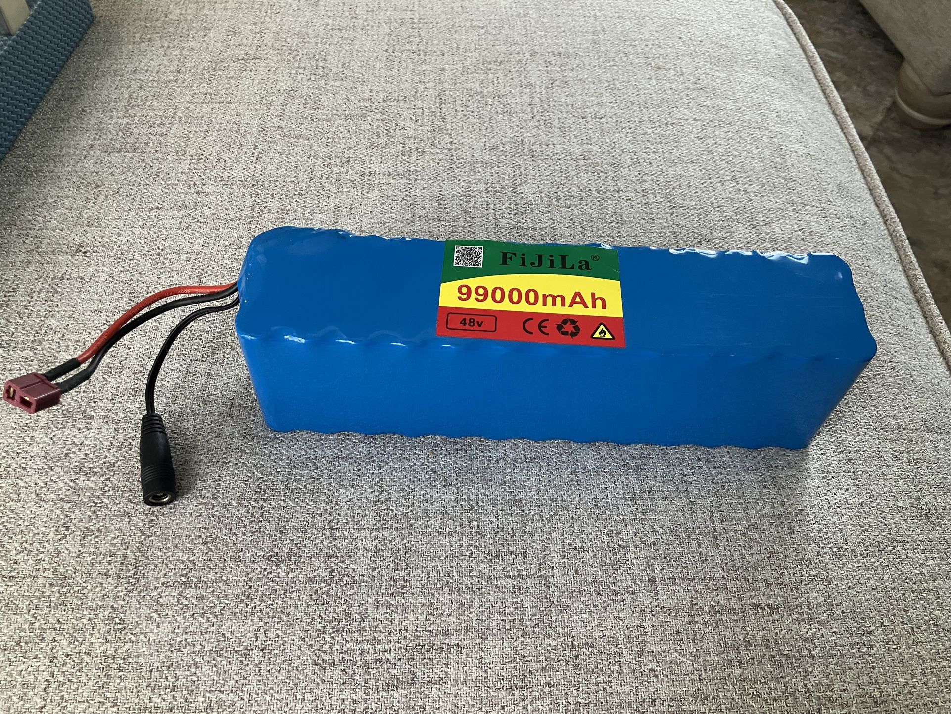 FiJiLa 99000mAh 48V Lithium Electric Bike Battery