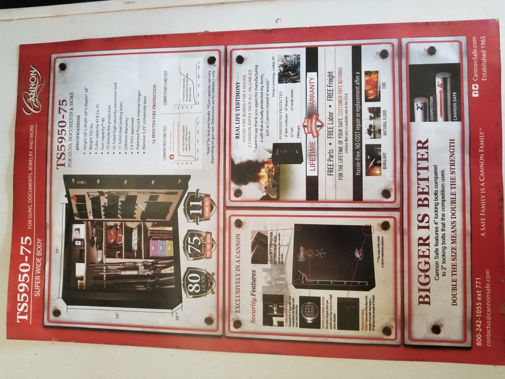 Cannon 80 Gun Safe
