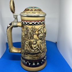 Avon 1988 Stein "Indians of the American Frontier"  Beerstein 