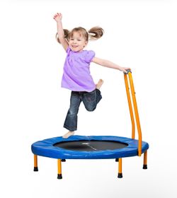 36" MINI TRAMPOLINE WITH HANDLEBAR